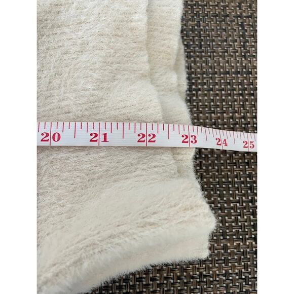 Michelle Nicole Wool Sweater Brown Turtleneck Fall Pullover Geometric Retro Sz M - Picture 14 of 14